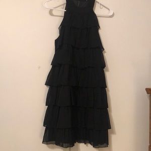 Papaya Occasion Wear Tiered Special Black Occasion Dress